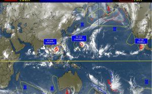 TS 24W(KOMPASU)making 1st landfall over Hainan/TD 23W(NAMTHEUN)not able to overcome shear//TS 16E(PAMELA) to make landfall at peak intensity,13/04utc
