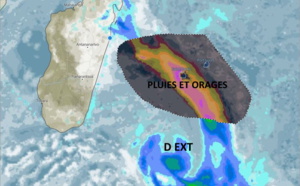 ILES SOEURS: journée du Jeudi 28 au soleil puis dégradation pluvio-orageuse pour la RÉUNION puis MAURICE, cartes détaillées et tendances weekend