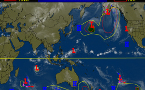 Invest 90W removed from the map//Invest 93S down-graded to Low//21L(WANDA) is subtropical and intensifying, 31/10utc updates