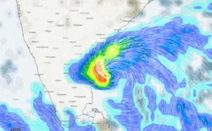 Bay of Bengal: Invest 91B is now HIGH, might reach 35knots prior to landfall in the next 24 hours, 10/2345utc Bay of Bengal: Invest 91B is now HIGH, might reach 35knots prior to landfall in the next 24 hours, 10/2345utc