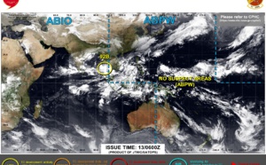 Invest 92B now on the map and expected to develop next 3 days, 13/06utc update