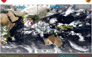 Tropical Cyclone Formation Alert issued for Invest 92B, 17/22utc