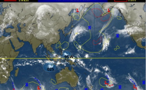 Remnants of TC 02S(TERATAI): possible new and short lease of life(TCFA)//Invest 95W: possible significant development beyond 5 days, 07/09utc