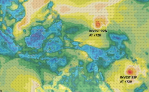 Invest 93P: up-graded to MEDIUM, development likely// Invest 95W now on the map//TC 02S(TERATAI): Final Warning, 09/09utc