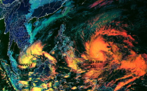 TS 28W(RAI): gradual then rapid intensification forecast to Typhoon/CAT 3 by 48hours ,clipping northern Mindanao//TC 03P(RUBY) update,14/09utc