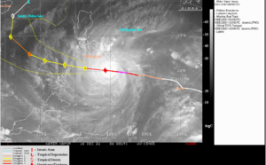 Typhoon 28W(RAI) crossing multiple islands and then Palawan within 24hours, 2nd intensity peak forecast over the SCS