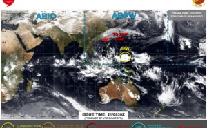Invest 98W on the map// Invest 94B off the map, 21/0830utc