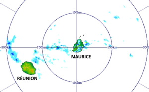 ILES SOEURS: averses localement fortes/orageuses pour MAURICE et la RÉUNION cet après-midi, mise à jour le 27/12 11h15
