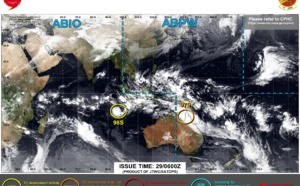 Invest 97S: still MEDIUM// Invest 98S now on the map, 29/06utc