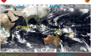 Invest 99P up-graded to MEDIUM, Invest 90P up-date, 08/01 01utc