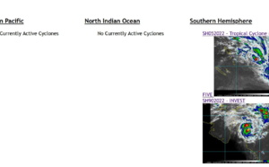 TC 05P slowly intensifying next 36hours// Tropical Cyclone Formation Alert for Invest 90P