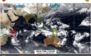 TC 13S(EMNATI): crossing Southern Madagascar &amp; then over the MOZ Channel// Invest 98P: now on the map,23/09utc