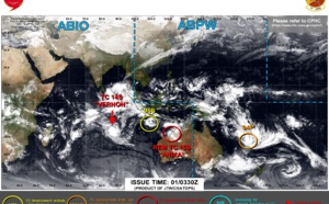 TC 14S(VERNON) over improved OHC// Over-land TC 15S(ANIKA): Tropical Cyclone Formation Alert//Invests 94P & 95S, 01/03utc TC 14S(VERNON) over improved OHC// Over-land TC 15S(ANIKA): Tropical Cyclone Formation Alert//Invests 94P & 95S, 01/03utc