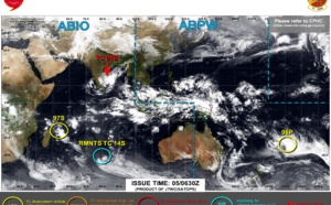 BOB: TC 01B: a rare March Cyclone//14S and 18P: subtropical// Invest 96P// Invest 97S: slow development expected, 05/03utc, 06utc UPDATE