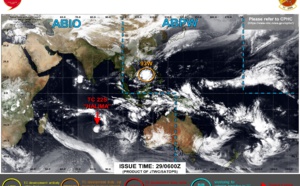 TC 22S(HALIMA) resilience despite shear and dry air//Invest 93W : MEDIUM//Invests 97P and 96S, 29/03utc, 06utc Update