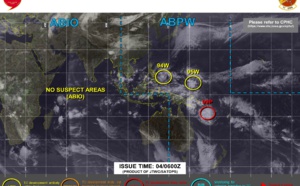 Invest 99P: High// Invest 95W: Medium// Invest 94W: Low//Invest 98P and remnants of TC 22S(HALIMA), 04/06utc