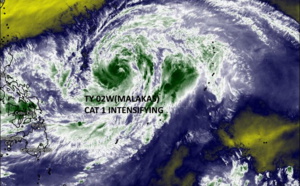 TY 02W(MALAKAS): Rapid Intensification likely next 36hours// TD 03W(MEGI): flooding over parts of the Philippines//Invest 91S, 12/03utc