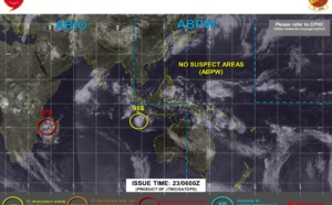 South Indian Ocean: Invest 97S: Tropical Cyclone Formation Alert// Invest 98S: on the map, 23/06utc