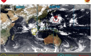 Invest 93W:Tropical Cyclone Formation Alert//Invest 95S: set to deepen next 24/48h//TS 07E(FRANK): set to reach Hurricane status by 72h,27/06utc