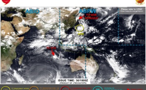 TD 06W(SONGDA) &amp; TC 01S have peaked// 07E(FRANK) peaked as a strong CAT 1 US//TS 08E(GEORGETTE)//Invest 95W, 30/18utc updates