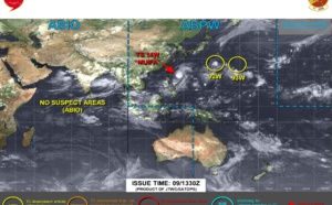 14W(MUIFA): Rapid intensification up to Typhoon CAT 4 forecast by 48h//Invests 92W/93W/90B//TS 12E(KAY)//HU 06L(EARL),95L,09/09utc