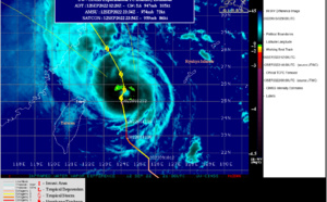 Typhoon 14W(MUIFA)still strong slowly nearing China//15W(MERBOK) to peak at CAT2 //TD 16W:marked intensification after 48h//1303utc