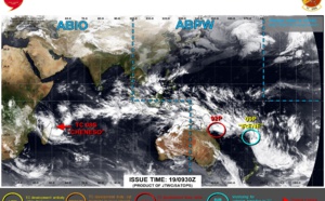 TC 08S(CHENESO): just below Typhoon intensity,forecast landfall near Sambava//TC 09P(IRENE) peaked// Invest 92P: TCFA// 1903utc