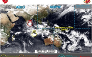 Invest 90B: Tropical Cyclone Formation Alert//Invest 94S and Invest 95S//Ecmwf: 10 Day  Storm Tracks// 3109utc