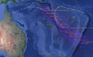 TC 16P(KEVIN) forecast to mimic the track of TC 15P(JUDY), Port Vila under potential threat once again// 0203utc