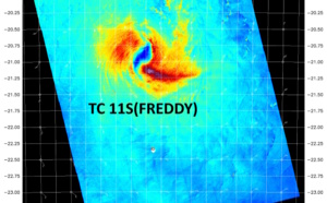 Much weakened TC 11S(FREDDY) set to re-intensify forecast landfall near Quelimane/MOZ//Invest 97W//Invest 99P//0903utc