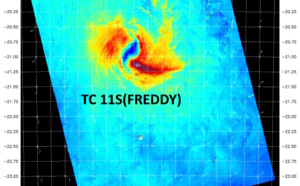 Much weakened TC 11S(FREDDY) set to re-intensify forecast landfall near Quelimane/MOZ//Invest 97W//Invest 99P//0903utc