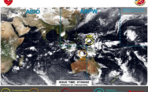 Philippine Sea: Invest 90W// South Indian: Invest 98S up-graded and set to intensify after 96h// 0706utc
