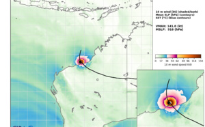 TC 18S(ILSA) to reach Super Typhoon intensity within 12hours before landfall between Pardoo and Wallal Downs(WA)//Invest 90W// 1303utc