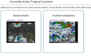 Invest 93W// Invest 95S// 0706utc