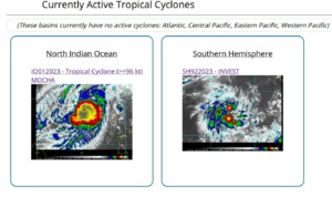 Super Cyclone 01B(MOCHA) set to make landfall within 24h between SITTWE and COX'S BAZAR//Invest 92S up-graded//1315utc Super Cyclone 01B(MOCHA) set to make landfall within 24h between SITTWE and COX'S BAZAR//Invest 92S up-graded//1315utc