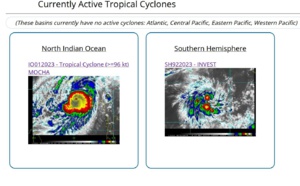 Super Cyclone 01B(MOCHA) set to make landfall within 24h between SITTWE and COX'S BAZAR//Invest 92S up-graded//1315utc