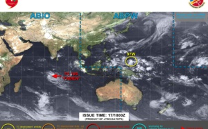TC 19S(FABIEN) peaked at CAT3 US now weakening// Invest 97W// 3 week GTHO maps// 1715utc