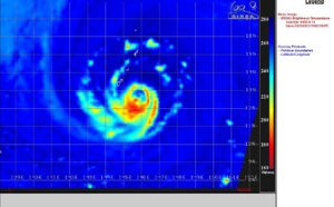 Powerful Typhoon 02W(MAWAR) CAT 4 US tracks over GUAM then re-intensifies over the Philippine Sea// 3 week GTHO maps// 2321utc