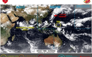 02W(MAWAR) accelerating and completing ETT//Invest 98W// TD 02L over the Gulf of Mexico// 0209utc