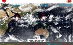 Tropical Cyclone Formation Alert issued for Invest 98W and Invest 92A//0515utc Tropical Cyclone Formation Alert issued for Invest 98W and Invest 92A//0515utc
