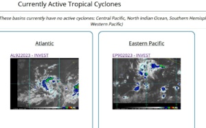 Tropical Cyclone Formation Alert issued for Invest 92L //Invest 90E//Over-land remnants of TC 02A(BIPARJOY)//1815utc