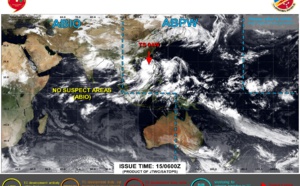 South China Sea: TS 04W forecast to reach Typhoon intensity by 24h//HU 03E(CALVIN) peaked at CAT 3 US// SS 05L(DON)//1506utc South China Sea: TS 04W forecast to reach Typhoon intensity by 24h//HU 03E(CALVIN) peaked at CAT 3 US// SS 05L(DON)//1506utc