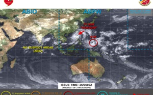 Typhoon 05W(DOKSURI) to make landfall near XIAMEN/CHINA shortly before 48h//Invest 91W//Invest 94B//2603utc