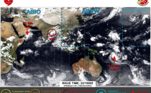 TC 05A(TEJ) strong CAT 3 US// TC 01P(LOLA) to peak at CAT 2 US by 24h// TCFA issued for Invest 92B//3 Week GTHO maps//2303utc