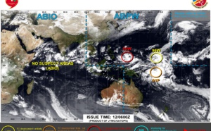 Tropical Cyclone Formation Alert issued for Invest 95W//Invest 91P is Medium//Invest 96W// 12/06utc