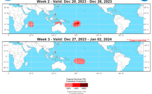 Invest 91W under watch// 3 Week Tropical Cyclone Formation probability// 1512utc