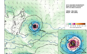 Intensifying TC 05S(BELAL) is forecast to track dangerously close to REUNION island(possibly over) by 24h// Invest 98S//Invest 99S//1415utc