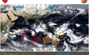 TC 05S(BELAL) Final Warning//TC 06S(ANGGREK) near Typhoon Intensity//Invest 90P upgraded//Invest 91S//1909utc