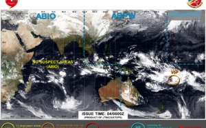 INVEST 95P up-graded to MEDIUM// OVERLAND Remnants of TC 07P(KIRRILY)//INVEST 94P// 0409utc