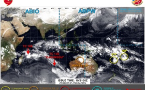 Rapid Update: TC 13S(DJOUNGOU) subtropical//TC 16S(ELEANOR)//Overland TC 14P(LINCOLN)//INVEST 96P//INVEST 97P//1921utc